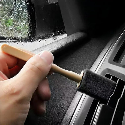 20 PcsCar Air Vent Cleaning Brush, Disposable Car Air Vent Cleaning Sponge Head, Mini Duster for Automotive AC Vents, Dashboard, Keyboard & Blinds