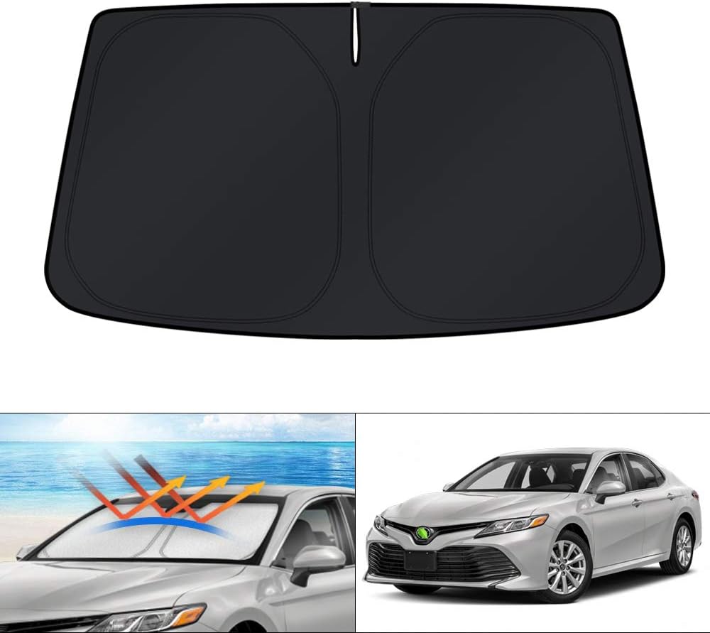 KUST Windshield Sun Shade for Toyota RAV4 2019-2022 2023 2024 2025 2026 Window Accessories Shade Sun Visor Cover Foldable Block UV Rays - Colors G