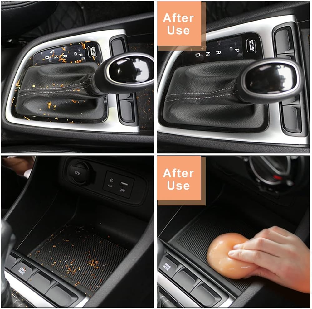 TICARVE Cleaning Gel for Car Detailing Car Cleaning Putty Auto Detailing Gel Detail Tools for Car Interior Cleaner Kit Car Vent Cleaner Automotive Car Cleaner Green