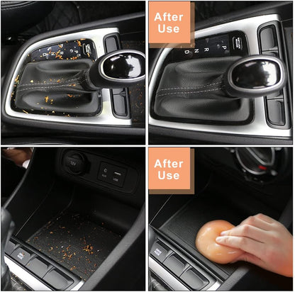 TICARVE Cleaning Gel for Car Detailing Car Cleaning Putty Auto Detailing Gel Detail Tools for Car Interior Cleaner Kit Car Vent Cleaner Automotive Car Cleaner Green