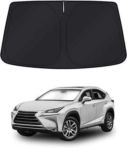 KUST Windshield Sun Shade for Toyota RAV4 2019-2022 2023 2024 2025 2026 Window Accessories Shade Sun Visor Cover Foldable Block UV Rays - Colors B