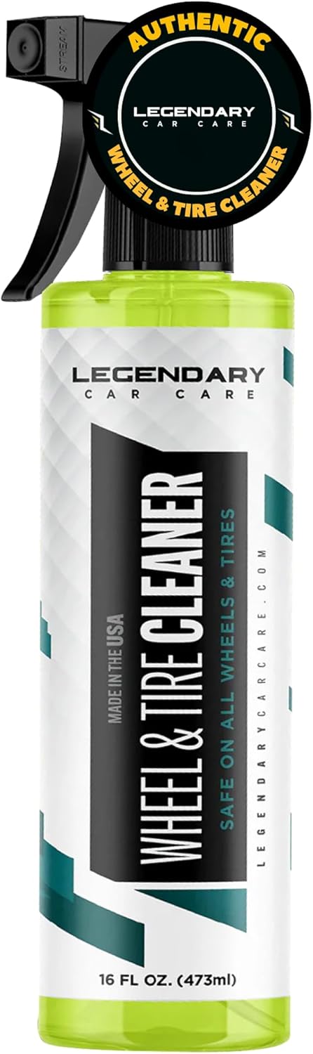 Legendary Wheel Cleaner Spray 16oz - Deep Cleaning Formula for All Wheel & Rim Finishes - Removes Brake Dust, Dirt & Grime
