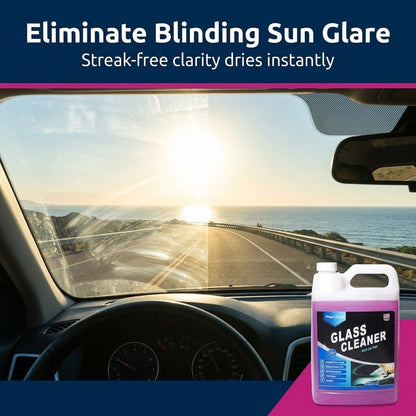 Magic Finish Car Glass Cleaner (16 fl oz) – Ammonia-Free Window Cleaner Spray for Interior & Exterior Auto Glass – Anti-Fog, Streak-Free Car Cleaning Supplies for Tint, Mirrors & Screens
