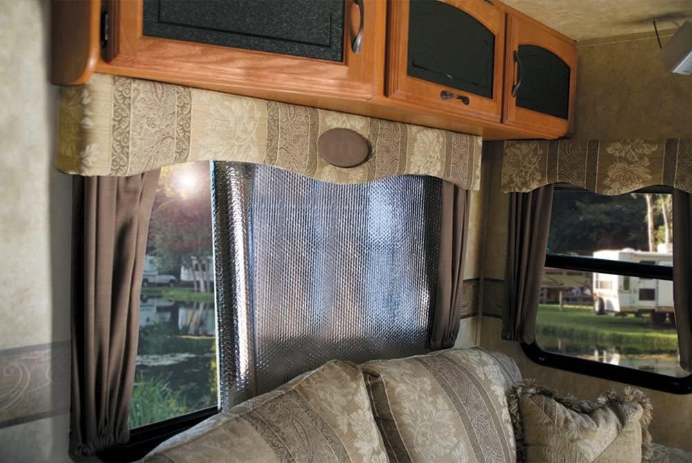 Camco 45164 62" x 30" SunShield Reflective Window Cover