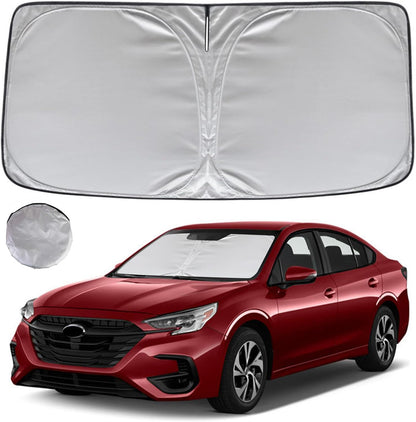 KAYZT Windshield Sun Shade for 2019-2025 2026 Chevy Silverado 1500 /GMC Sierra 1500 2500HD 3500HD Foldable Sunshade Front Window Custom Fit Car Accessories - Colors C