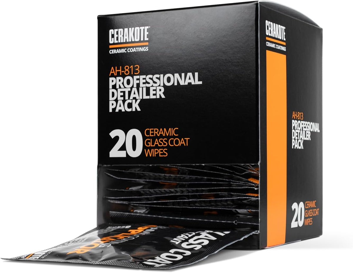 CERAKOTE® Ceramic Glass Coat Protectant - Hydrophobic Automotive Rain Repellant, Long-Lasting and Durable Ceramic Coating, Quick and Easy Application