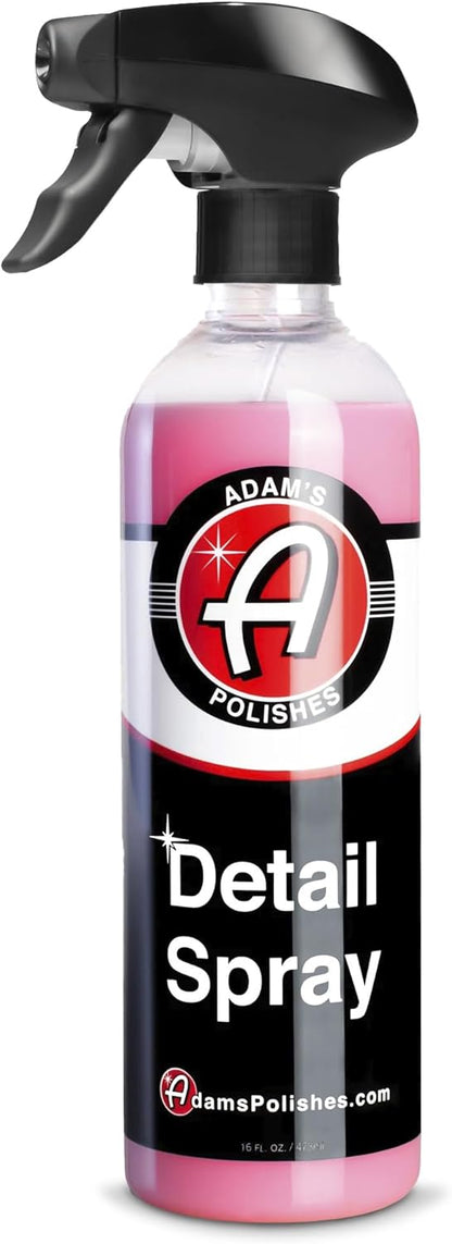 Adam's Polishes Detail Spray - Quick Waterless Detailer Spray For Car Detailing, Polisher Clay Bar & Wax Boosting Tech, Add Shine Gloss & Depth