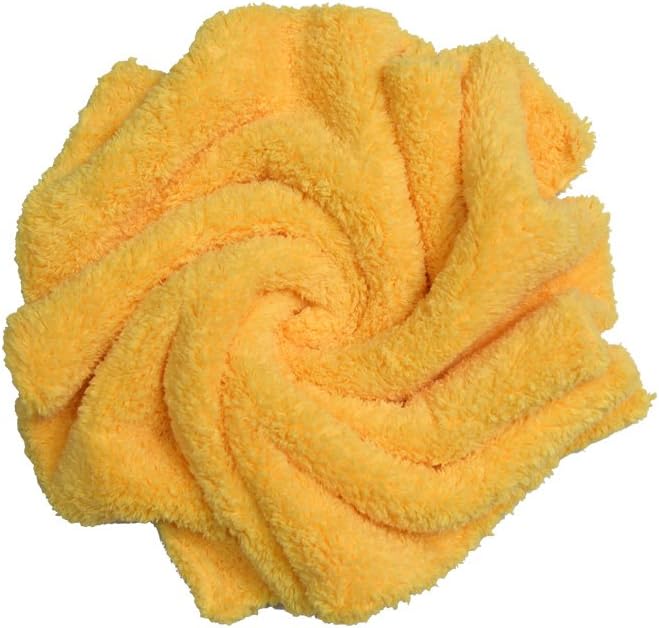CARCAREZ Microfiber Towels for Cars, Car Drying Wash Detailing Buffing Polishing Towel with Plush Edgeless Microfiber Cloth, 450 GSM 16x16 in. Pack of 6