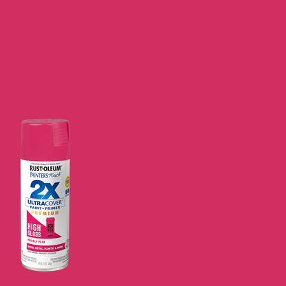 Rust-Oleum 334029 Painter's Touch 2X Ultra Cover Spray Paint, 12 oz, Gloss Clear - Colors F