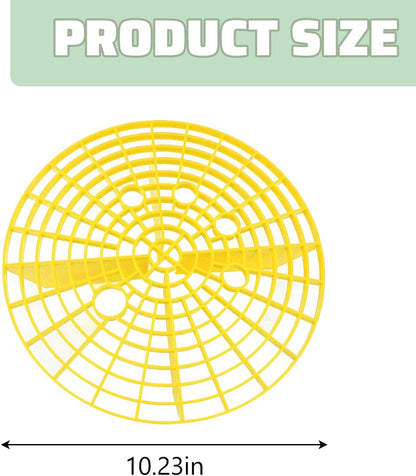 Car Wash Bucket Grit Trap Inserts, Vehicle Detailing Wash Filter for Remove Dust and Dirt, Automotive Cleaning Tool Fits 12 Inch Diameter Bucket, Universal for SUV RV Truck (Black)