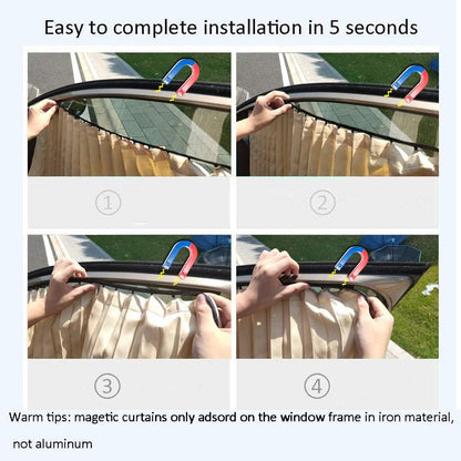 ZATOOTO Suede Car Window Shades 4PCS - Car Window Covers for Ultimate Privacy, UV Protection, and Heat Insulation, Side Window Sun Shade Perfect for Camping, Travel, Baby Safety, and Daily Use