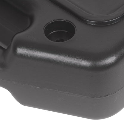 MOTO4U Motorcycle Oil Drain Pan Container Oil Change Storage Bottle Low Profile Repair with Spout Vent Plug Lid for ATV Off Road