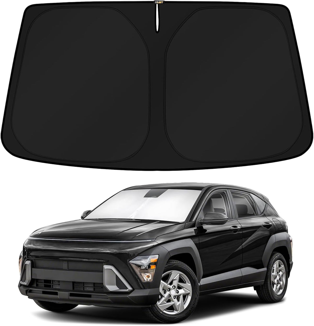 KUST Windshield Sun Shade for Toyota RAV4 2019-2022 2023 2024 2025 2026 Window Accessories Shade Sun Visor Cover Foldable Block UV Rays - Colors E