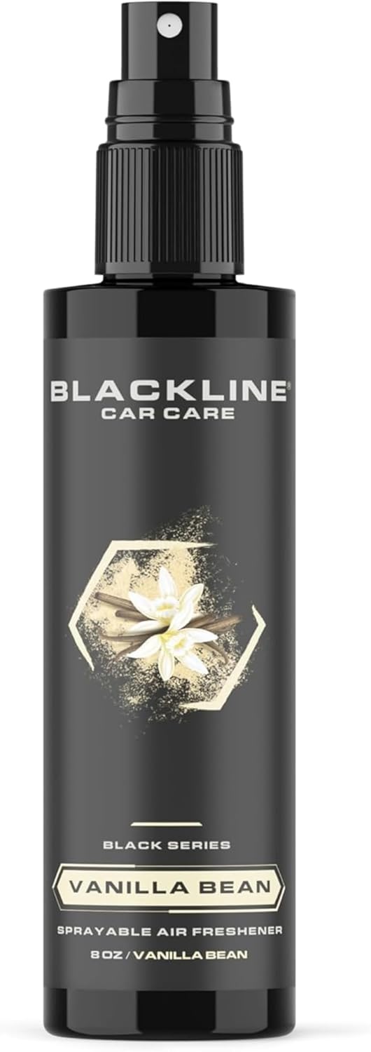 Blackline Car Care - Ocean Breeze Car Air Freshener Spray, Premium Odor Eliminator for Cars, Trucks, RVs, SUV, or Home Use - 8 fl OZ - Air Freshener - Ocean Breeze Spray