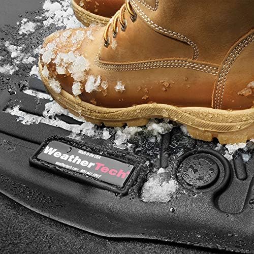 WeatherTech FloorLiners Custom Fit for 2017-2022 Honda CR-V, 2020-2022 CR-V Hybrid - 1st & 2nd Row (441110-1-2), Black