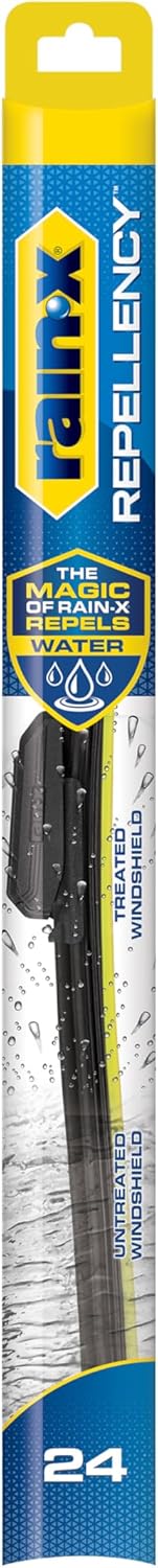 Rain-X 810363 Repellency Water Repellent Wiper Blades, 22" Windshield Wipers (Pack of 2), All Weather Streak-Free for Enhanced Visibility w/Water Repellency Formula [Amazon Exclusive] - Colors B