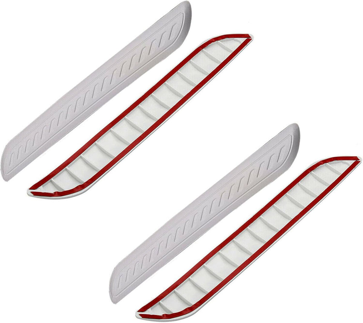Anti-Collision Patch Car Bumper Guard Strip Anti-Scratch Bumper Protector Trim Universal Rear Bumper Protector Car Door Edge Guards Car Side Door Edge Guards Protector (Black-4Pack)