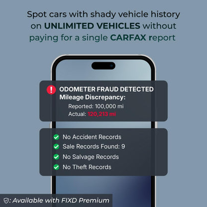 FIXD Bluetooth OBD2 Scanner - Car Diagnostic Check Engine Code Reader | 1-Pack | iPhone/Android compatible | Automotive scan tool for repairs + buying | Enhanced manufacturer data