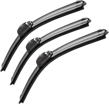 OEM QUALITY Premium All-Season Windshield Wiper Blades (22"+22" pair for front windshield) - Colors A