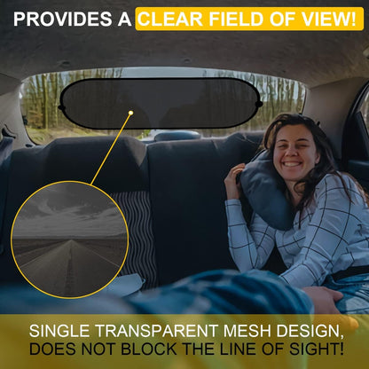 2 Pack Universal Car Window Shade, Cling Sunshade - Sun, Glare and UV Rays Protection for Your Child - Baby Side Window Car Sun Shades, Blocks Over 98% of Harmful UV Rays (Large)