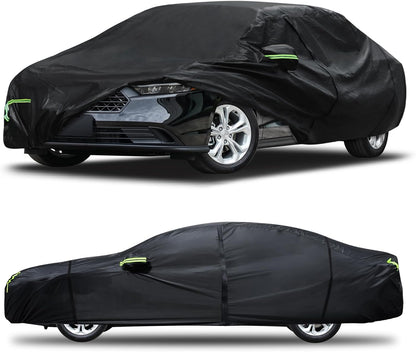 Car Cover Custom Fit for Honda CRV 1997-2025,Toyota RAV4 1996-2025, 6 Layers Truck Cover Waterproof All Weather for Automobiles,Outdoor Full Exterior Cover,Rain, Sun, Wind Protection,Black