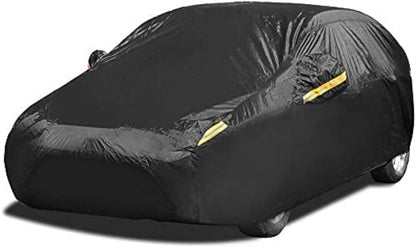 Full Car Covers for Sedan, Car Cover Waterproof All Weather Windproof Dustproof UV Protection Scratch Resistant Indoor Outdoor Univers