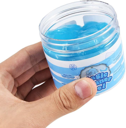 SenseYo 2 Pack Car Cleaning Gel Slime Clean Putty Dust Remover Car Interior Cleaner Kit Supplies Accessories Auto Detailing Tools for Air Vents Consoles Cup Holders Keyboards Notebook Camera