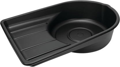 Performance Tool W4080 16-Qt. Clear View Oil Drain Container - Carrying Handle, Automotive Catch Pan, Fluid Transport Jug, Oil Change, Radiator Flush, Automotive Repair - White