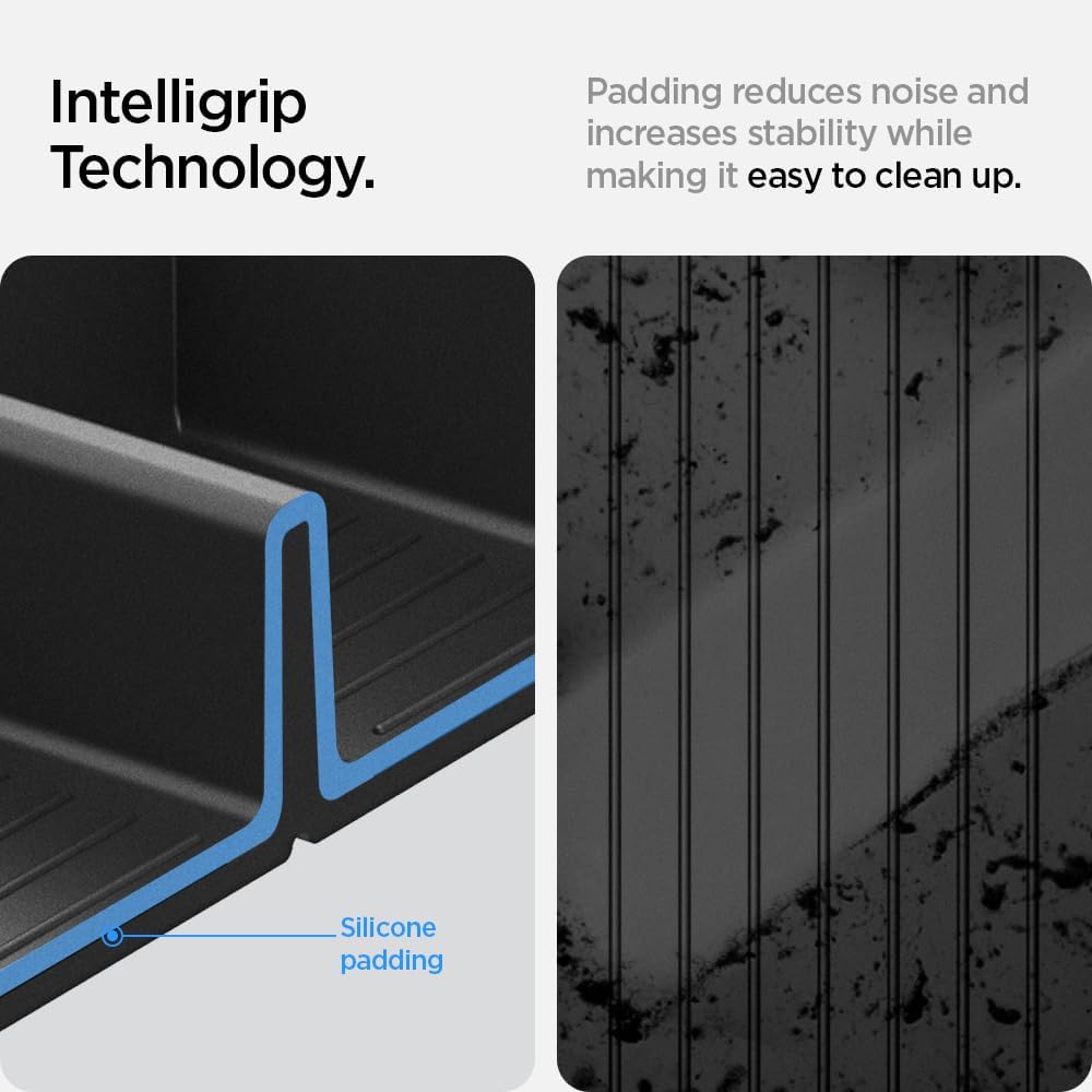 Spigen Center Console Organizer for Tesla Model Y Juniper (Only Premium & Performance 2026) and Model 3 Highland (Standard, Premium & Performance 2024/25/26) with Smooth Slide Technology - [Sliding]