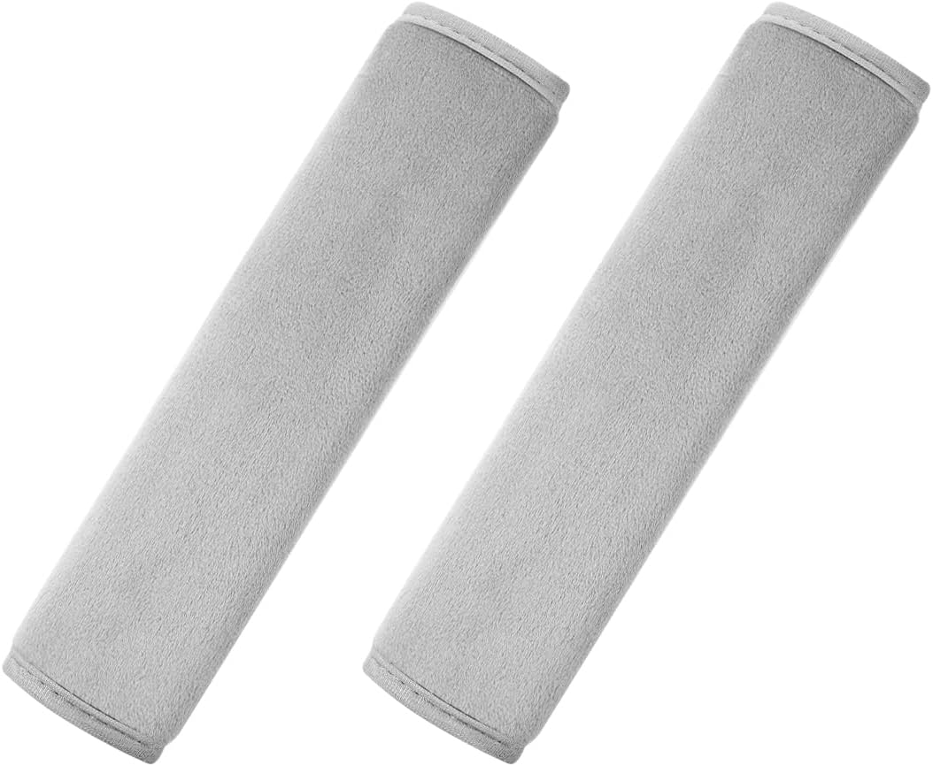yuntop 2 PCS Car Seat Belt Pads Cover Soft Seat Belt Shoulder Pad Safety Belt Strap Shoulder Pad Comfortable Driving Compatible with Most Cars Helps Protect You Neck and Shoulder (Black)