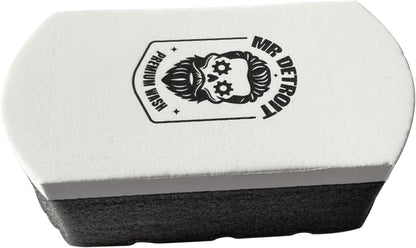 Mr. Detroit - Drill Wheel Brush w/Durable Soft Wool Microfiber Bristles and Steel Shaft for Car Tires, Wheels, Rims, Brakes and Any Other Narrow Spaces| Rim Brush Cleaning Tool w/Non-Scratch Bristle