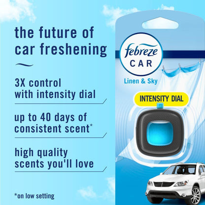 Febreze Car Air Freshener, Odor-Fighting Automotive Vent Clip, Gain Original Scent, 3 Count