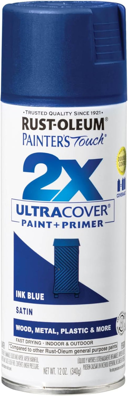 Rust-Oleum 334029 Painter's Touch 2X Ultra Cover Spray Paint, 12 oz, Gloss Clear - Colors E