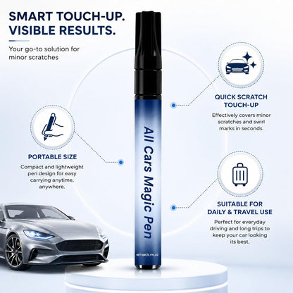 All Cars Magic Pen for Car Scratches Remover, Quick Paint Scratch Repair Magic Car Scratch Removal Pen Flawless for All Vehicles, Easy Use Weatherproof Fits All Cars Colors