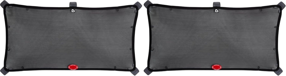 Munchkin® Brica® Magnetic Stretch to Fit™ Car Window Shade for Baby, Side Window Sun Shade, Black, 1 Pack