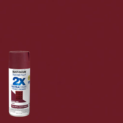 Rust-Oleum 334029 Painter's Touch 2X Ultra Cover Spray Paint, 12 oz, Gloss Clear - Colors D