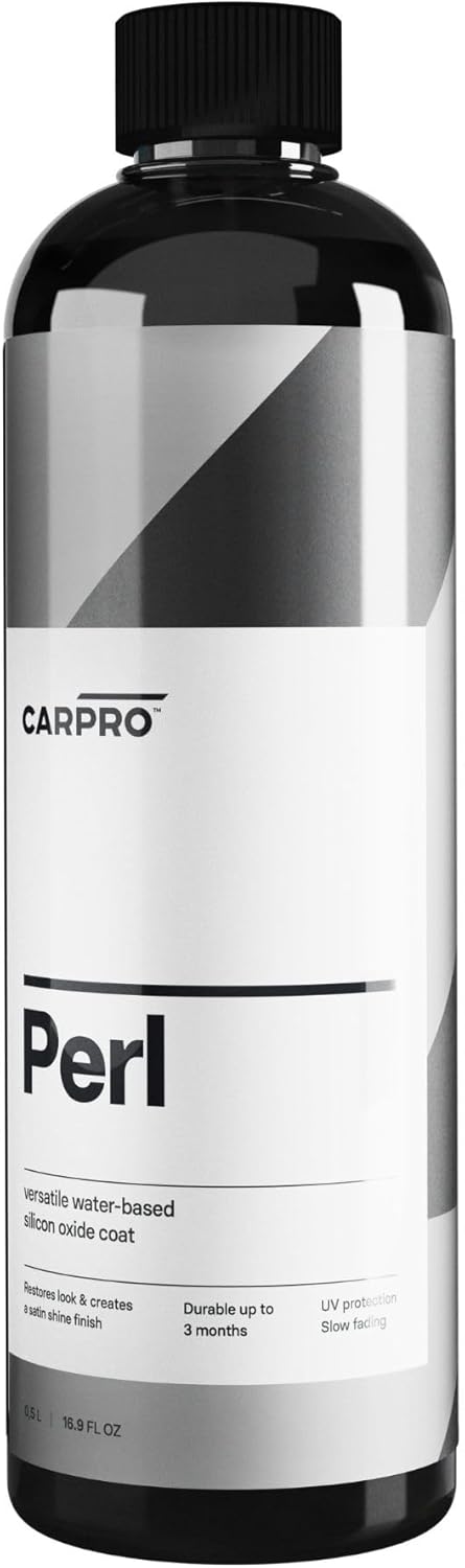 CARPRO PERL Plastic & Rubber Protectant - [Plastic, Engine, Rubber, Leather] - Concentrated Tire Dressing, Water Based UV Protection, Satin Finish - 1 Liter (34oz)