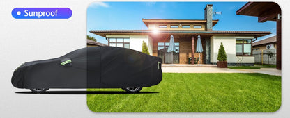 Car Cover Custom Fit for Honda CRV 1997-2025,Toyota RAV4 1996-2025, 6 Layers Truck Cover Waterproof All Weather for Automobiles,Outdoor Full Exterior Cover,Rain, Sun, Wind Protection,Black