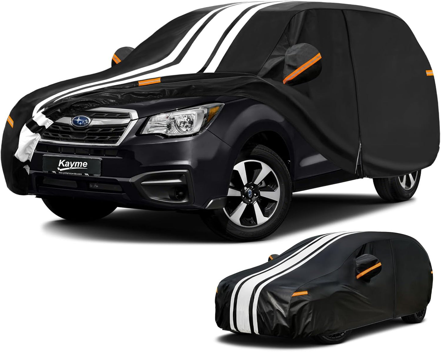 Kayme Heavy Duty Car Cover Custom Fit for BMW 3 Series 320i 325i 328i 330i 335i (1982-2026), Outdoor Full Exterior Cover with Tape and Towel, Rain Snow Sun UV Protection. - Colors A