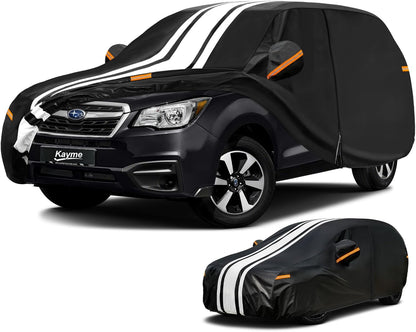 Kayme Heavy Duty Car Cover Custom Fit for BMW 3 Series 320i 325i 328i 330i 335i (1982-2026), Outdoor Full Exterior Cover with Tape and Towel, Rain Snow Sun UV Protection. - Colors A