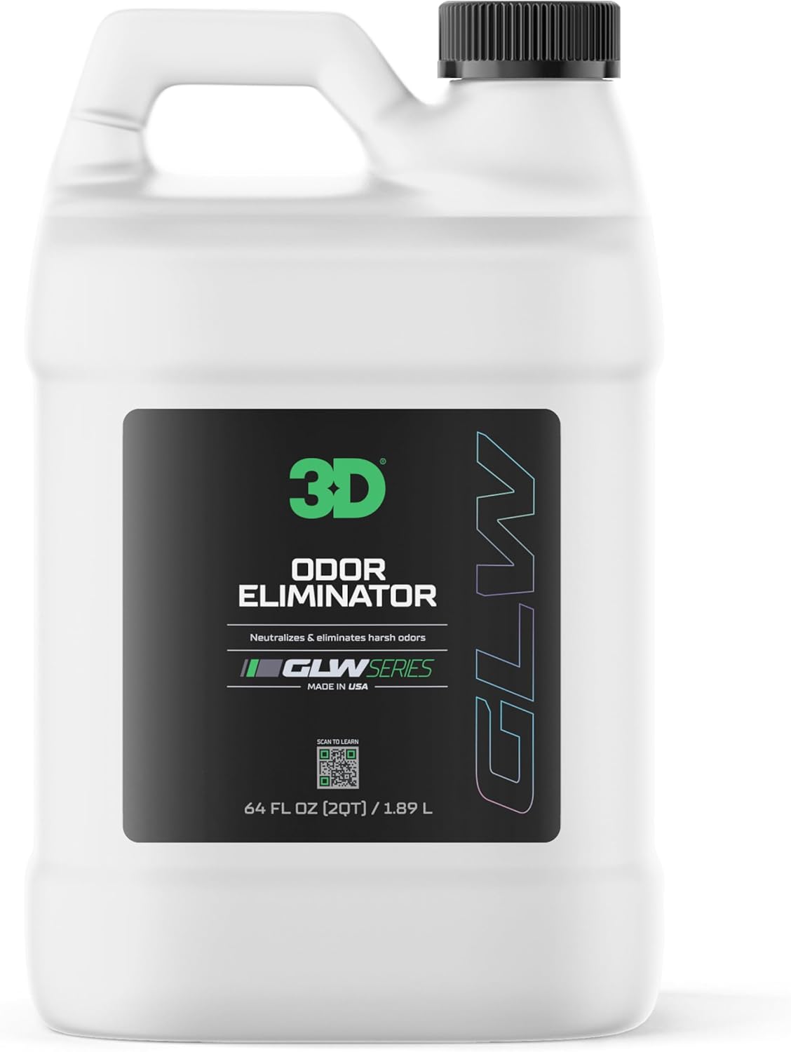 3D Odor Eliminator 1 Gallon – Professional Car Interior & Home Deodorizer Spray – Neutralizes Smoke, Pet & Food Smells at the Source – Fresh Clean Scent, Eco-Friendly & Biodegradable – Made in USA