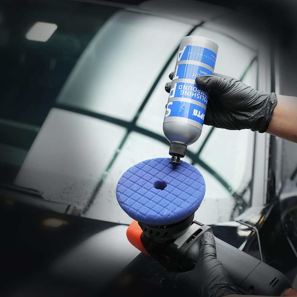 Mix Polishing Compound, SPTA 4.06oz (120ml) Polishing Compound Car Scratch & Swirl Remover Rubbing Compound & Finishing Polish Buffing Compound Swirl Remover for Cars Automotive Paint Correction