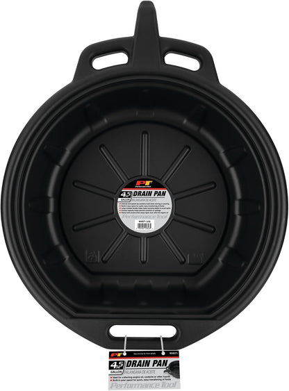 Performance Tool W4071 Black Oil Drain Pan (4.5 gallon)