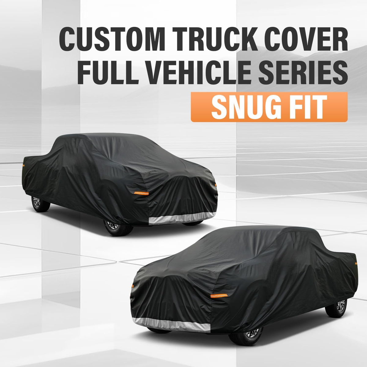 Kayme Sedan Car Cover Waterproof All Weather for Automobiles - See Vehicle Size Chart for Accurate Fit - Outdoor Full Exterior Cover Sun Rain Snow UV Protection with Zipper. Size A4 (See Size Chart)