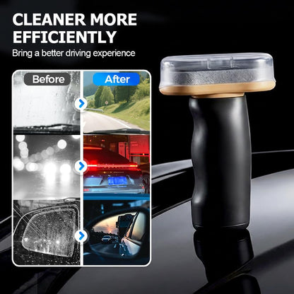 2026 Handheld Glass Oil-Film Remover, New Upgrade Emulsion Cleaner Glass Cleaning Board for Cars, Multifunctional Oil Film Remover for Windshield, Car Glass Brush for Car Maintenance (1, 100g)