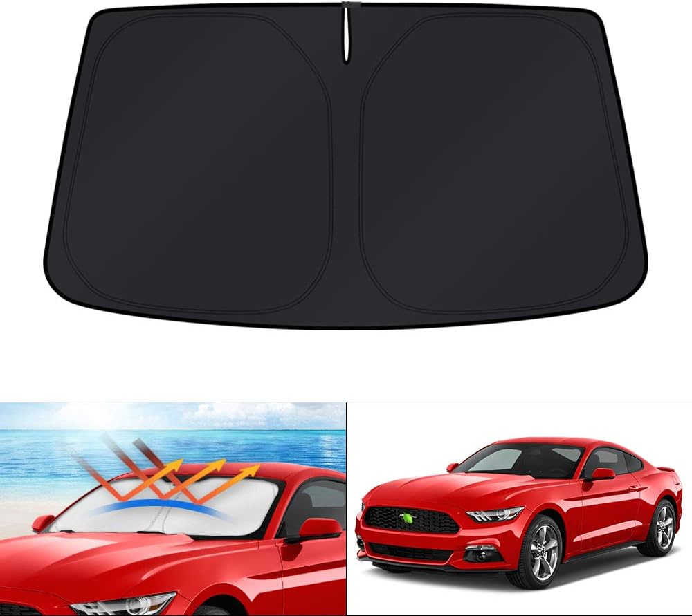 KUST Windshield Sun Shade for Toyota RAV4 2019-2022 2023 2024 2025 2026 Window Accessories Shade Sun Visor Cover Foldable Block UV Rays - Colors F