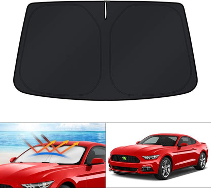 KUST Windshield Sun Shade for Toyota RAV4 2019-2022 2023 2024 2025 2026 Window Accessories Shade Sun Visor Cover Foldable Block UV Rays - Colors F