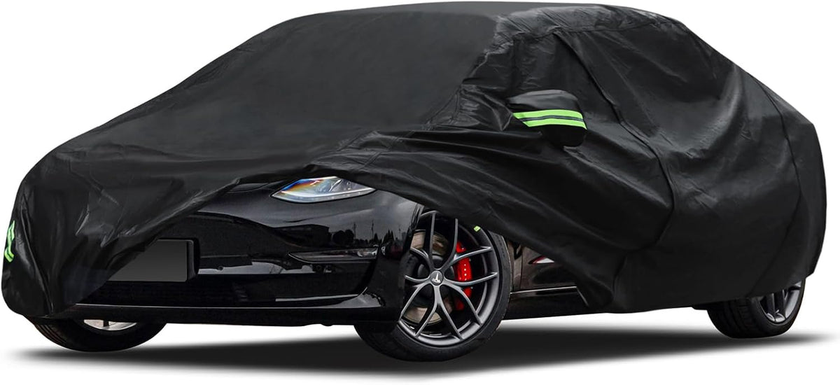 Car Cover Custom Fit for Toyota Corolla 2000-2025, Honda Civic 1991-2025, Waterproof All Weather Full Exterior Cover Rain Sun Protector Car Cover with Door Zipper