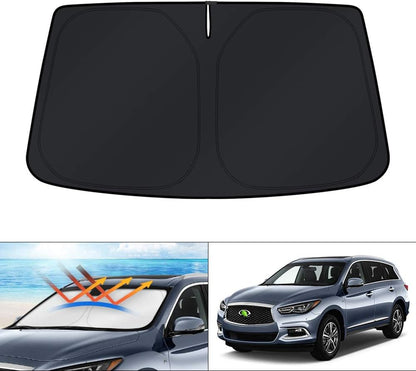 KUST Windshield Sun Shade for Toyota RAV4 2019-2022 2023 2024 2025 2026 Window Accessories Shade Sun Visor Cover Foldable Block UV Rays - Colors F