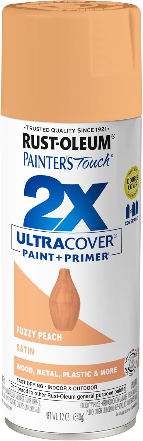 Rust-Oleum 334029 Painter's Touch 2X Ultra Cover Spray Paint, 12 oz, Gloss Clear - Colors D